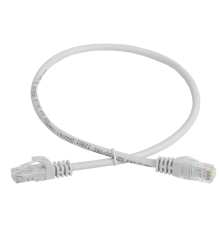Шнур коммутационный кат. 5Е UTP 0,5м серый  PC01-C5EU-05M-G  GENERICA