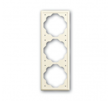 Рамка 3-постовая, серия impuls, цвет слоновая кость  1754-0-4314   2CKA001754A4314  ABB