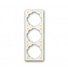 Рамка 3-постовая, серия impuls, цвет слоновая кость  1754-0-4314   2CKA001754A4314  ABB