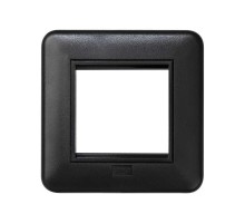 Simon Connect Комплект рамка+суппорт на 1 механизм К45, настен.миниблок, графит  KR245-14  Simon