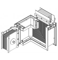 Секция Z прав. вверх 800А Al 3L+N+1/2PE НК IP55 тран. IEK  LB-0800A5-25-F-ZRU  IEK