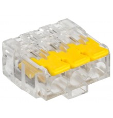 Строительно-монтажная клемма СМК 228-413 (аналог Wago 221-413) (100шт/упак)  UKZ60-413-100  IEK аналог: UKZ60-413-100-G