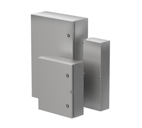 Взрывозащищенный корпус из нержавеющей стали серии EJBS (AISI 304) 150 х 150 х 90мм (с крышкой)  EJBS20E110  DKC