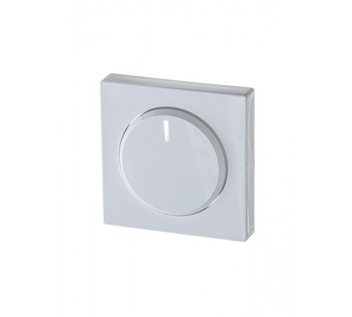 Плата центральная (накладка) с ручкой и лампой для поворотного светорег. серия solo/future цвет davos/альп. белый  6599-0-3009   2CKA006599A3009  A