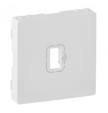 Valena LIFE Белый Розетка USB 3.0 с подключенным кабелем 15см и разьемом (с лицевой панелью)  754750  Legrand