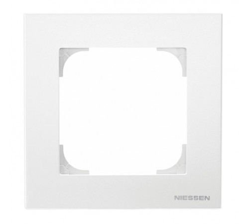 Рамка 1-постовая, серия SKY, цвет альпийский белый2CLA857100A1101 ABB