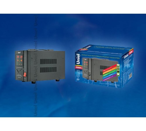 RS-1/12000 Стабилизатор "Standard" релейный однофазный, 12,0 кВА.  03115  Uniel