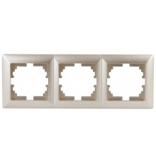 4-503-04 Intro Рамка на 3 поста, СУ, Solo, шампань  Б0043420  Intro