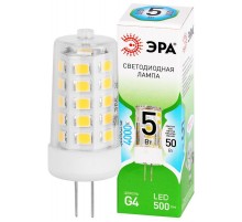 Лампа светодиодная  GREEN LINE LED G4-JC-5W-840-12V GL G4 5Вт капсула яркий белый свет  Б0067173  ЭРА