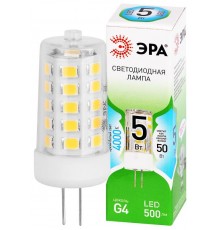 Лампа светодиодная  GREEN LINE LED G4-JC-5W-840-12V GL G4 5Вт капсула яркий белый свет  Б0067173  ЭРА