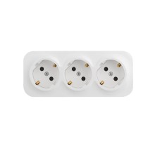 Quteo Белый Розетка 3-я с заземлением со шторками  782238  Legrand