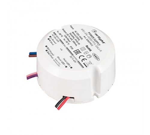 Блок питания ARJ-SN-40300-PFC-DALI-R (12W, 9-40V, 0.3A) (Arlight, IP20 Пластик, 3 года)  038299(1)  Arlight