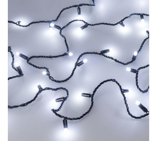 Светодиодная гирлянда ARD-STRING-CLASSIC-10000-BLACK-100LED-MILK-STD White (230V, 7W) (Ardecoled, IP65)  031206  Arlight