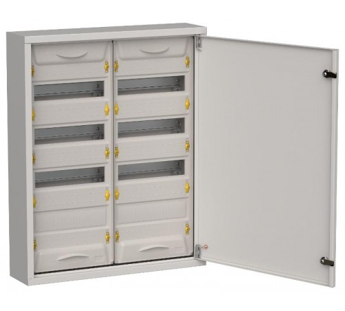 TITAN 5 Корпус металлический ЩРн-96 (2х48) 710х570х140 IP31 сер  TI5-50-N-2X048-31-7035  IEK