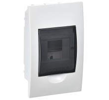 Бокс ЩРВ-П-4 модуля встраиваемый пластик IP41 (222х136х92мм)  MKP12-V-04-41-G  GENERICA