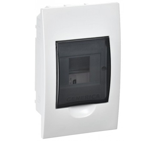 Бокс ЩРВ-П-4 модуля встраиваемый пластик IP41 (222х136х92мм)  MKP12-V-04-41-G  GENERICA