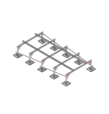 Опорная конструкция для установки оборудования TECHNORAPTOR STEELFOOT 1500х3000 тип 3  KM-TR-STF-SSEI-1500-3000-3  КМ - профиль
