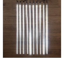 Гирлянда Тающие сосульки 24 В, комплект 10 шт. х 100 см, шаг 100 см, 960 LED, белый, соединяются,  256-429  NEON-NIGHT