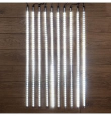 Гирлянда Тающие сосульки 24 В, комплект 10 шт. х 100 см, шаг 100 см, 960 LED, белый, соединяются,  256-429  NEON-NIGHT