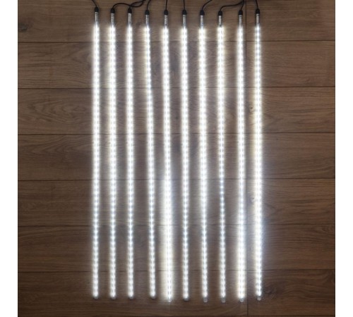 Гирлянда Тающие сосульки 24 В, комплект 10 шт. х 100 см, шаг 100 см, 960 LED, белый, соединяются,  256-429  NEON-NIGHT
