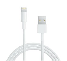 USB кабель для iPhone 5/6/7 моделей шнур 1 м белый  18-1121  REXANT