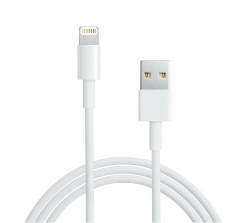 USB кабель для iPhone 5/6/7 моделей шнур 1 м белый  18-1121  REXANT