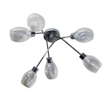 Светильник 11267-3/6 хром (Плафон 8826) НПБ 01-6х40-119 Е14  1005404852  Элетех