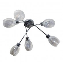 Светильник 11267-3/6 хром (Плафон 8826) НПБ 01-6х40-119 Е14  1005404852  Элетех