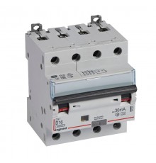 Выключатель автоматический дифференциального тока DX3 6000 4п 16А B 30мА тип A  411224  Legrand