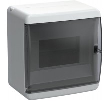 Корпус пластиковый навесной на 6 модулей КМПн-6 IP41 белый TEKFOR Mini  TFM-KP73-N-06-41-K01-K01  IEK