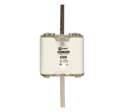 Плавкая вставка ППН-41 1250/ 630А габарит 4  fus-41/1250/630  EKF