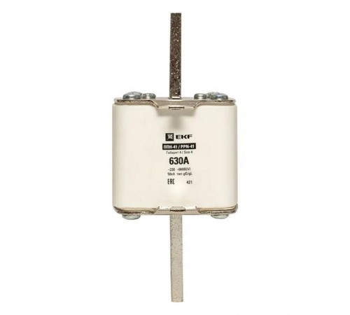 Плавкая вставка ППН-41 1250/ 630А габарит 4  fus-41/1250/630  EKF