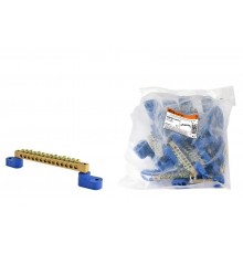 Шина "N" нулевая 6х9мм на двух угл. изоляторах 14 групп   SQ0801-0035  TDM