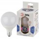 Лампа светодиодная LED G95-15W-6000K-E27 (диод, шар декор, 15Вт, холод, E27) (20/560)  Б0049079  ЭРА