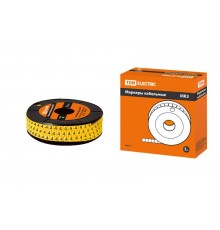 Маркер МК3 - 6мм символ "4" 350шт/ролл   SQ0511-0054  TDM