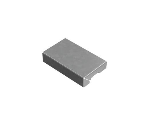 Переходник по высоте 80-100х100 мм "ПЛЮС" INOX304  PDHplus80-100-100 INOX304  КМ - профиль