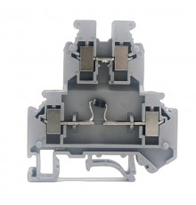 Клемма со встроенным диодом, винтовой зажим, 4 точки подключения, 4 кв.мм, серая  GUR-D-C  DKC