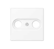 Крышка для телевизионной розетки; термопласт; белый матовый  A561BFPLTVWWM  Jung