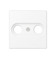 Крышка для телевизионной розетки; термопласт; белый матовый  A561BFPLTVWWM  Jung