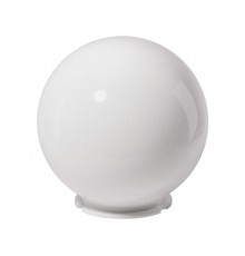 Рассеиватель для садово-паркового светильника шар ПММА 250 мм опал призма (байонет 145 мм)  SQ0321-0227  TDM