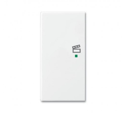 SRS-2-L-94 Клавиша двойная левая free@home, сцена, Basic 55, цвет альпийский белый  6220-0-0677   2CKA006220A0677  ABB