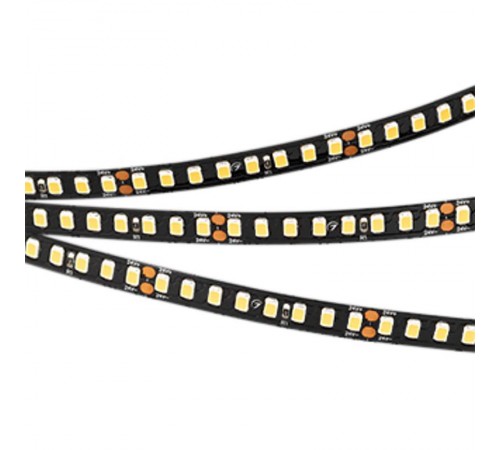 Светодиодная лента RT-A160-BLACK-8mm 24V Warm3000 (12 W/m, IP20, 2835, 5m) (Arlight, высок.эфф.150 лм/Вт)  029426(2)  Arlight