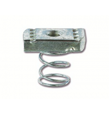 Гайка для подвешивания профиля (с удлиненной пружиной) М10х40, нержавеющая сталь AISI 316L  CM161000INOX316L  DKC