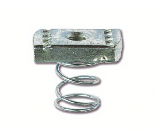 Гайка для подвешивания профиля (с удлиненной пружиной) М10х40, нержавеющая сталь AISI 316L  CM161000INOX316L  DKC