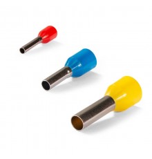 Наконечник штыревой втулочный изолированный НШВИ 16-12 серия ЕВРО (100 шт/упак)  103208  КВТ