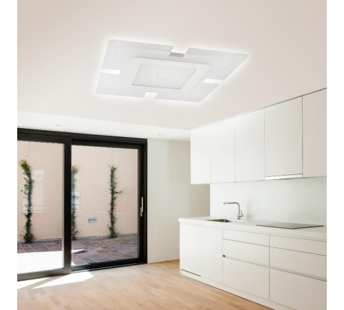 Светильник светодиодный декоративный бытовой SPB-6 "GEO 1" RC 60 с пультом ДУ, 60Вт 3400-5500К  Б0050918  ЭРА