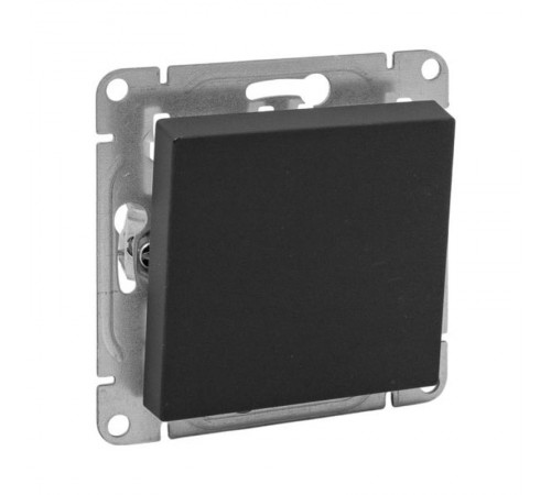 Механизм выключателя, одноклавишный, чёрный Эпика EKF  UP1-SWB-10  EKF