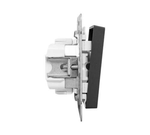 Механизм выключателя, одноклавишный, чёрный Эпика EKF  UP1-SWB-10  EKF