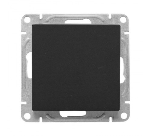 Механизм выключателя, одноклавишный, чёрный Эпика EKF  UP1-SWB-10  EKF