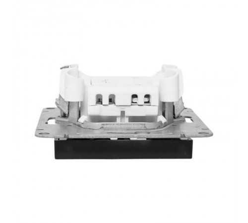 Механизм выключателя, одноклавишный, чёрный Эпика EKF  UP1-SWB-10  EKF